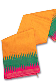 Gold Handloom Threadwork Kanjivaram Silk Saree 10074963