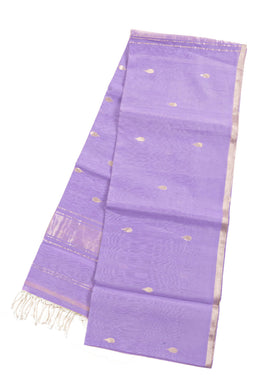 Purple Handloom Maheshwari Saree 10073718