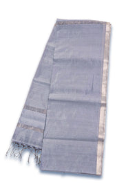 Grey Handloom Maheshwari Saree 10073726