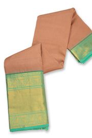 Brown Lightweight Fancy Kanjivaram Silk Saree with Contrast Pallu 10074847