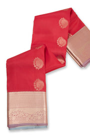 Pink Lightweight Fancy Kanjivaram Silk Saree with Contrast Pallu 10074848