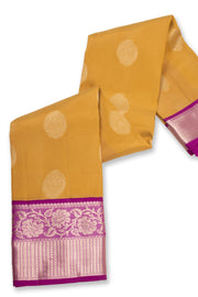 Beige Lightweight Fancy Kanjivaram Silk Saree with Contrast Pallu 10074853