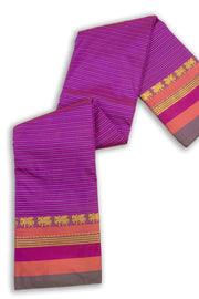 Ocean Purple Kanjivaram Vegan Silk Saree 10075544