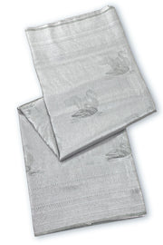 Sea Gray Kanjivaram Tissue Vegan Silk Saree 10075564