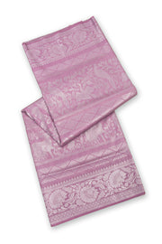 Purple Pearly Kanjivaram Tissue Vegan Silk Saree 10075565