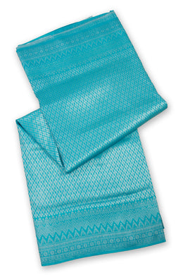 Fresh Soft Blue Kanjivaram Tissue Vegan Silk Saree 10075568