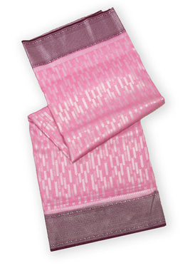 Carnation Kanjivaram Tissue Vegan Silk Saree 10075570