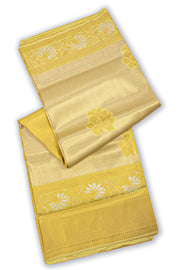 Gold  Kanjivaram Tissue Vegan Silk Saree 10075572