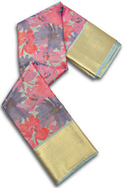 Multicolour Printed Kanjivaram Silk Saree 10075583