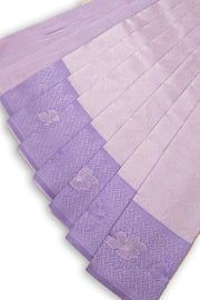 Lavender Kanjivaram Vegan Silk Saree 10076039