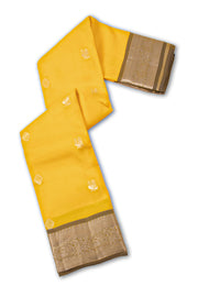 Yellow Kanjivaram Silk Saree 10076052