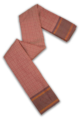 Pink Art Silk Kanjivaram Saree With Checks Design 10076306