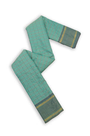 Green Art Silk Kanjivaram Saree With Checks Design 10076308