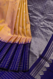 Brown Gadwal Kuttu Silk Saree 10075420