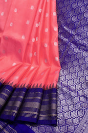 Pink Gadwal Kuttu Silk Saree 10075438