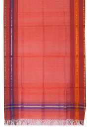 Blush Orange Silk Cotton Dupatta 10064109 
