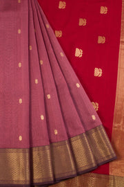 Raspberry Rose Handloom Maheshwari Saree 10068651