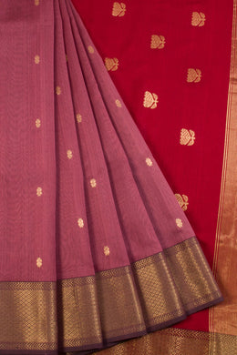 Raspberry Rose Handloom Maheshwari Saree 10068651