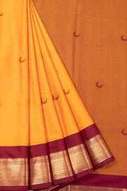 Yellow Handloom Chandrakon Paithani Silk Saree 10073627