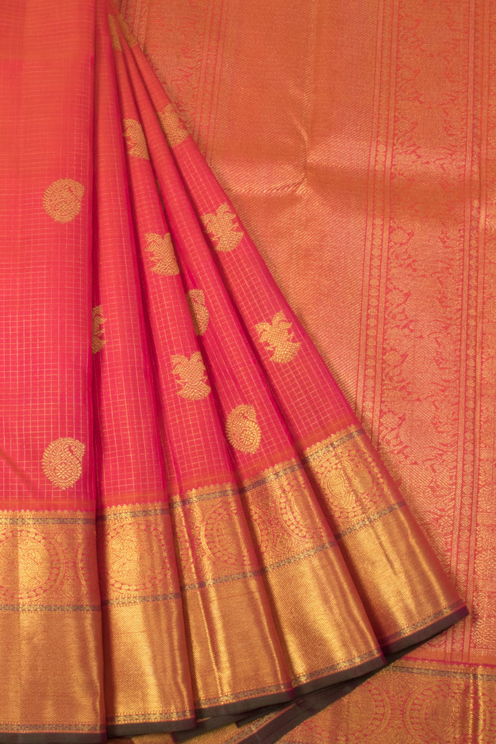 Red Bridal Kanjivaram Silk Saree - Avishya