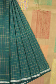 Green Handloom Kanjivaram Silk Saree - Avishya