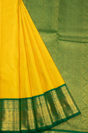 Yellow Kanjivaram Silk Saree