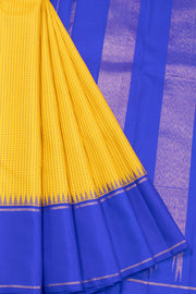 Yellow Korvai Kanjivaram Silk Saree 10070670 - Profile
