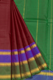 Maroon Light Weight Kanjivaram Soft Silk Saree 10071934
