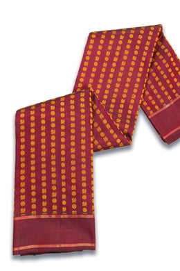 Maroon Pure Zari Kanjivaram Saree 10074764
