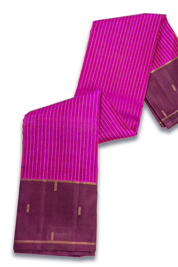 Magenta Pure Zari Kanjivaram Saree 10074766
