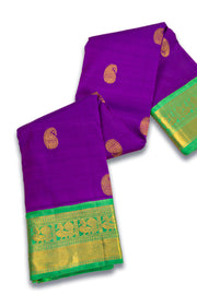 Purple Pure Zari Kanjivaram Saree 10074767