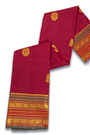 Maroon Pure Zari Kanjivaram Saree 10074768