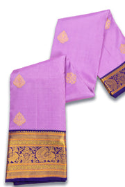 Violet Pure Zari Kanjivaram Saree 10074769