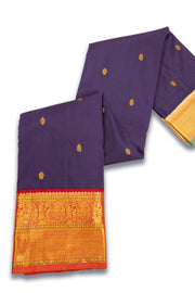 Blue Pure Zari Kanjivaram Saree 10074775