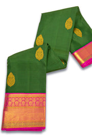 Green Pure Zari Kanjivaram Saree 10074777