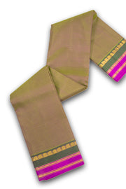  Moss Green Kanjivaram Silk Saree 10075607