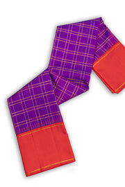 Rebecca Purple  Korvai  Kanjivaram Silk Saree 10075641