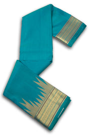 Homebox Blue Monotone Kanjivaram Silk Saree 10075648