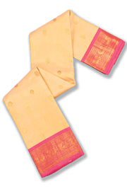 Gold Korvai Kanjivaram Silk Saree 10075650