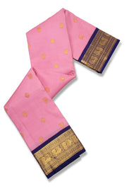 Persian Pink Korvai Kanjivaram Silk Saree 10075653