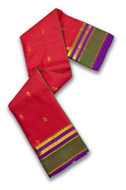 Red Kanjivaram Pure Silk Saree 10076071