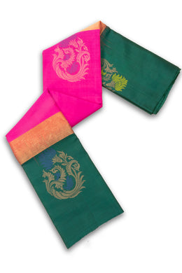 Pink Kanjivaram Pure Silk Saree 10076086