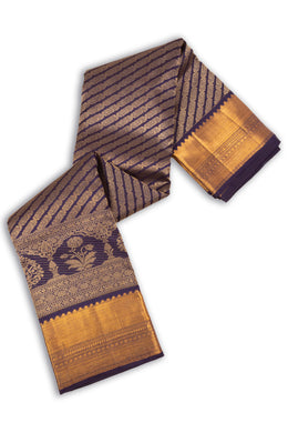 Blue Kanjivaram Pure Silk Saree 10076091