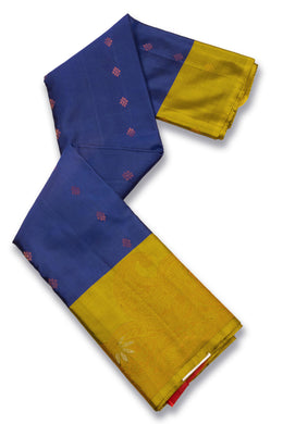 Blue Kanjivaram Pure Silk Saree 10076097