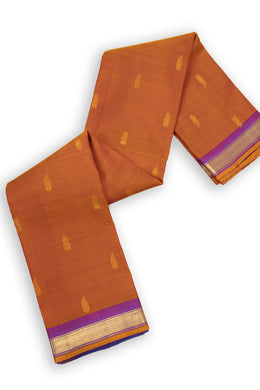 Orange Kanjivaram Pure Silk Saree 10076101