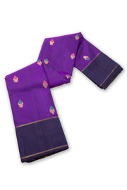 Purple Kanjivaram Pure Silk Saree 10076113