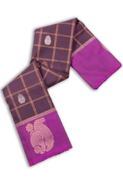 Brown Kanjivaram Pure Silk Saree 10076122