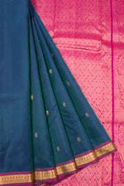 Green Light Weight Kanchipuram Pure Silk Saree 10072859