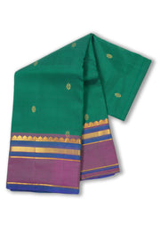 Green Light Weight Kanjivaram Pure Silk Saree 10073786