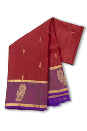 Maroon Light Weight Kanjivaram Pure Silk Saree 10073788
